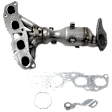 Front Catalytic Converter, Federal EPA Standard, 46-State Legal (Cannot ship to CA, CO, NY or ME), With Integrated Exhaust Manifold, 2.5L Engine