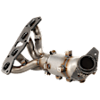 2002-2006 Nissan Sentra - Front Catalytic Converter, Federal EPA Standard, 46-State Legal (Cannot ship to CA, CO, NY or ME), With Integrated Exhaust Manifold, 2.5L Engine