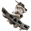 2002-2006 Nissan Sentra - Front Catalytic Converter, Federal EPA Standard, 46-State Legal (Cannot ship to CA, CO, NY or ME), With Integrated Exhaust Manifold, 2.5L Engine