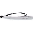 Front, Passenger Side Exterior Door Handle, Chrome, without Keyhole, 	with Sensor and Keyless System