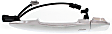 Front, Passenger Side Exterior Door Handle, Chrome, without Keyhole, 	with Sensor and Keyless System