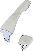 2015-2017 Nissan Altima - Front Or Rear, Passenger Side, Or Rear, Driver Side Exterior Door Handle, Chrome, Without Key Hole, Without Keyless System