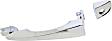 Front, Driver Side Exterior Door Handle, Chrome, With Key Hole, Without Keyless System