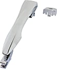 Front, Driver Side Exterior Door Handle, Chrome, With Key Hole, Without Keyless System