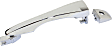 Front, Driver Side Exterior Door Handle, Chrome, With Key Hole, Without Keyless System