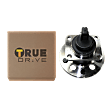 Rear, Driver or Passenger Side Wheel Hub, 5 Lugs, With Bearing, With Sensor