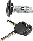 Ignition Lock Cylinder, without Accessory Position, with Keys, without Transponder Key