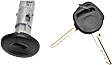 Ignition Lock Cylinder, without Accessory Position, with Keys, without Transponder Key