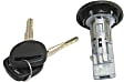 Ignition Lock Cylinder, without Accessory Position, with Keys, without Transponder Key