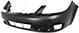 Front Primed Bumper Cover, Base Model, 4 Cyl., 2.2L Engine, Without Fog Light Holes