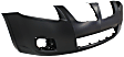 Front Primed Bumper Cover, Base Models, AWD