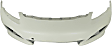 Front Primed Bumper Cover, Without Parking Aid Sensor Holes, For Models With Headlight Washer Holes and Sport Package