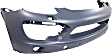 Front Primed Bumper Cover, With Park Sensor and Headlight Washer Holes, For Base/Platinum Edition/S/Hybrid Models