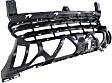 Front, Center Bumper Grille, Black