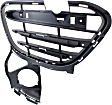 Front, Passenger Side Bumper Grille, Textured Black