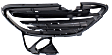 Front, Passenger Side Bumper Grille, Textured Black