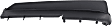 Front, Passenger Side Bumper Trim, Textured Black