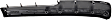 Front, Passenger Side Bumper Trim, Textured Black