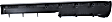 Front, Driver Side Bumper Trim, Textured Black