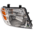 Driver Side Headlight, with Bulb, Halogen, Clear Lens, CAPA Certified