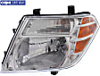 Driver Side Headlight, with Bulb, Halogen, Clear Lens, CAPA Certified