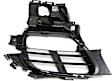 Front, Driver Side Fog Light Trim, Textured Black, GTS Model