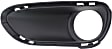 Front, Driver Side Fog Light Trim, Textured Black, Turbo Model