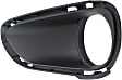 Front, Driver Side Fog Light Trim, Textured Black, Turbo Model