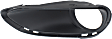 Front, Driver Side Fog Light Trim, Textured Black, Turbo Model