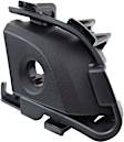 Front, Passenger Side Fog Light Cover, Textured Black