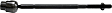 Front, Driver or Passenger Side, Inner Tie Rod End, Includes Nut, with Variable Assist Power Steering