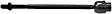 Front, Driver or Passenger Side, Inner Tie Rod End, Includes Nut, with Variable Assist Power Steering