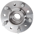 Front, Driver or Passenger Side Wheel Hub, With Bearing, With Sensor, 5 x 4.53 in. Bolt Pattern