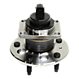 Rear, Driver or Passenger Side Wheel Hub, With Bearing, With Sensor, 5 x 4.52 in. Bolt Pattern