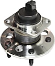 Rear, Driver or Passenger Side Wheel Hub, With Bearing, With Sensor, 5 x 4.52 in. Bolt Pattern