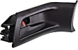 Front, Driver Side Black Interior Door Handle