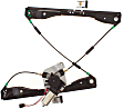 Front, Driver Side Power Window Regulator, With Motor