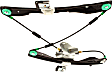 Front, Driver Side Power Window Regulator, With Motor