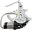 Front, Passenger Side Power Window Regulator, With Motor