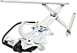Front, Driver Side Power Window Regulator, With Motor