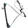 Front, Passenger Side Power Window Regulator, With Motor