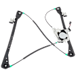Front, Passenger Side Power Window Regulator, With Motor