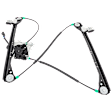 Front, Passenger Side Power Window Regulator, With Motor