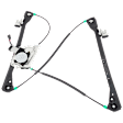 Front, Driver Side Power Window Regulator, With Motor