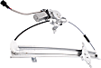 Front, Passenger Side Power Window Regulator, with Motor, with 2-Pin Connector