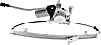 Front, Passenger Side Power Window Regulator, with Motor, with 2-Pin Connector