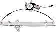 Front, Passenger Side Power Window Regulator, with Motor, with 2-Pin Connector