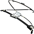 1997-2004 Porsche Boxster - Front, Driver Side Power Window Regulator, Without Motor