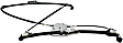 1997-2004 Porsche Boxster - Front, Driver Side Power Window Regulator, Without Motor