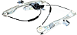 Front, Driver Side Power Window Regulator, With Motor